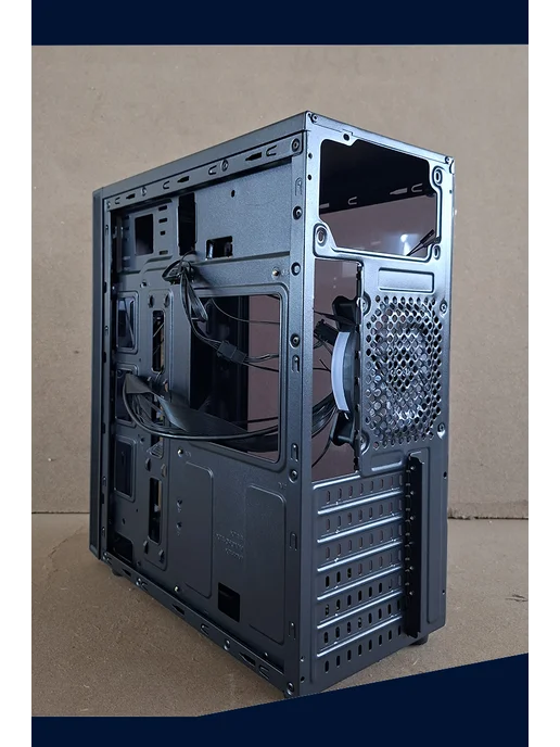 BomBoost Игровой корпус Mid-Tower с вентилятором RGB, черный, фото 5