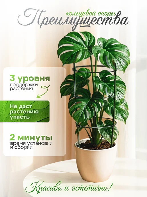 VOSADULI Опора для растений и цветов 45см, зеленый, фото 2