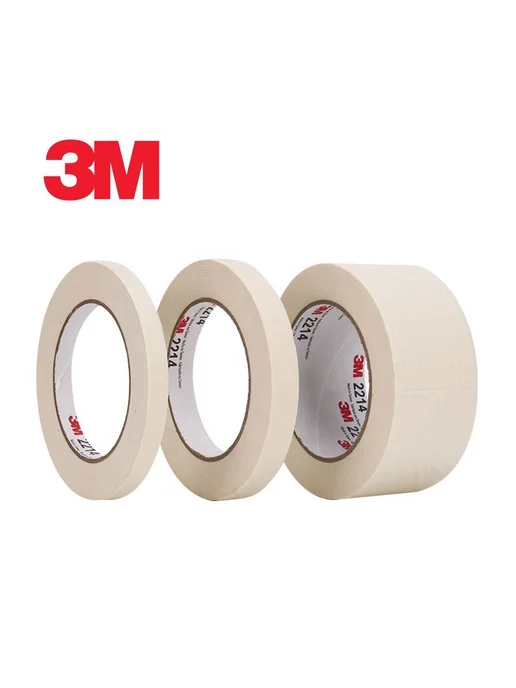 Нет бренда Малярная лента 3M 2214, белая 48ммХ50м, рулон скотч 3М для, 50 м, 3 м, фото 2