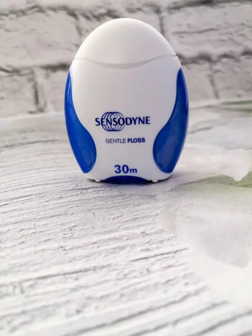 Sensodyne Зубная нить объемная вощеная сенсодин, 30 м, фото 6