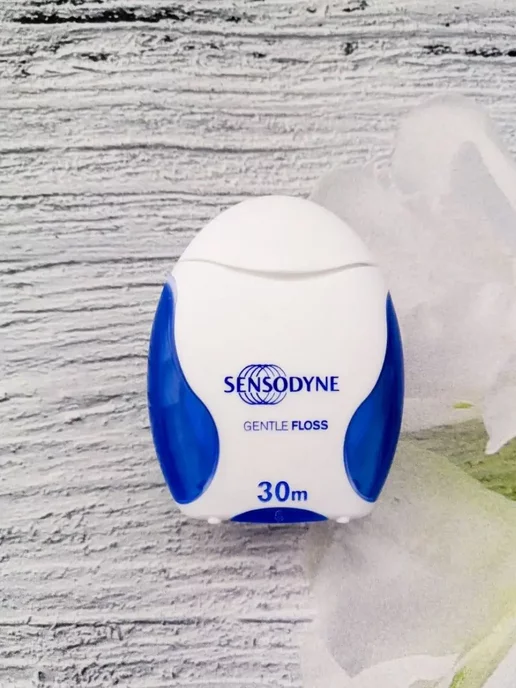 Sensodyne Зубная нить объемная вощеная сенсодин, 30 м, фото 8