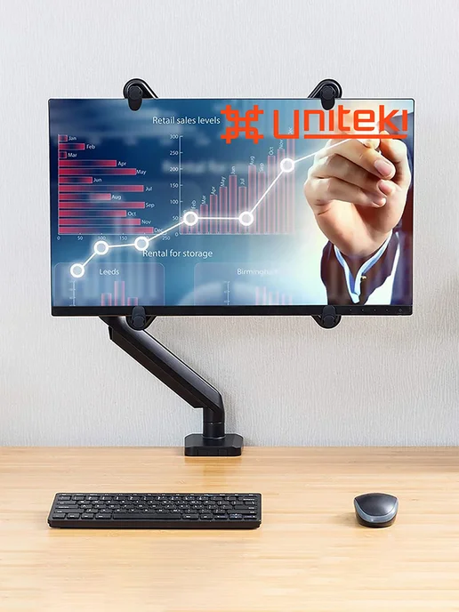 UniTeki 30002 Адаптер VESA для монитора на кронштейн 17" - 32", вариант, фото 5