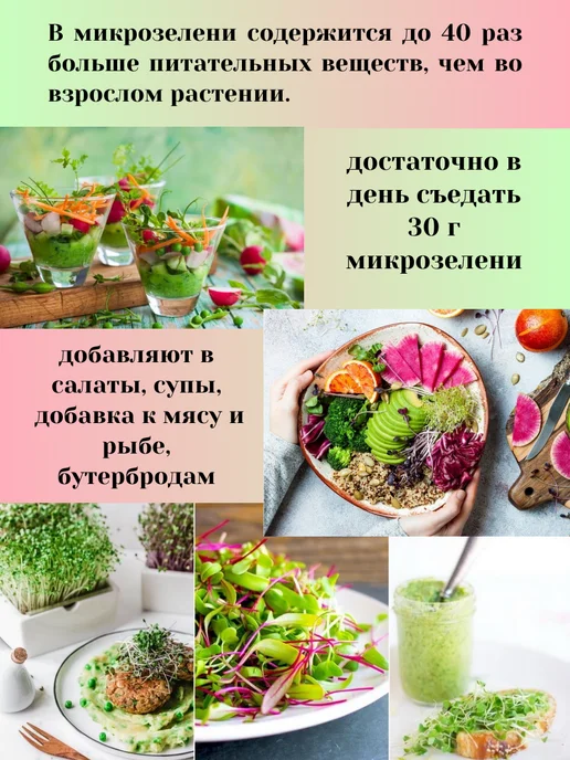 Сеем вместе Набор для выращивания микрозелени Витаминка № 1, 2 шт, фото 2