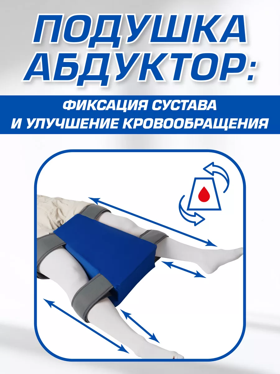 Подушка-абдуктор ортопедическая для ног взрослая фото 3