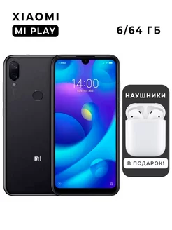 Смартфон Xiaomi Mi Play 6 64 GB Черный Redmi 210000567 купить за 6 095 ₽ в интернет-магазине Wildberries