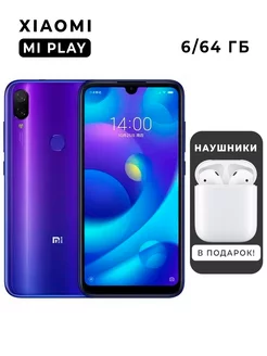 Смартфон Xiaomi Mi Play 6/64 GB синий Redmi 210000569 купить за 5 350 ₽ в интернет-магазине Wildberries