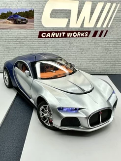 Машинка металлическая Bugatti Atlantic Bibalu 210008134 купить за 1 471 ₽ в интернет-магазине Wildberries