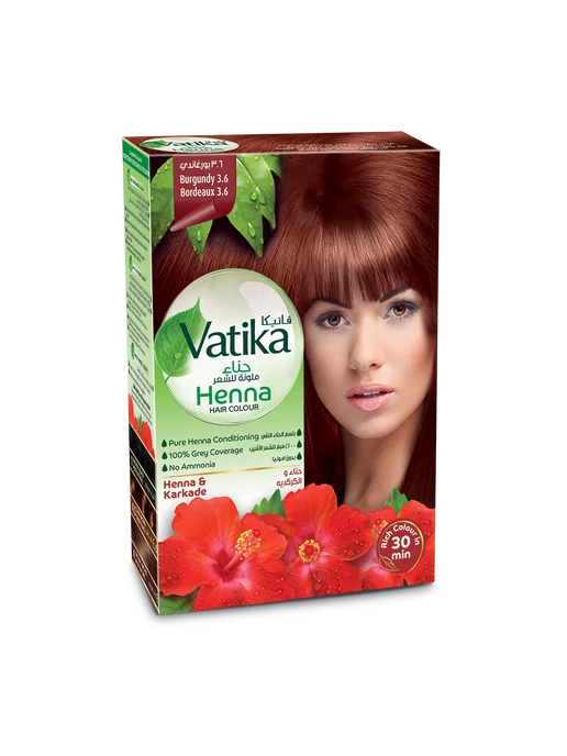 Dabur Хна для волос натуральная Индийская темно-коричневый, красный, фото 5
