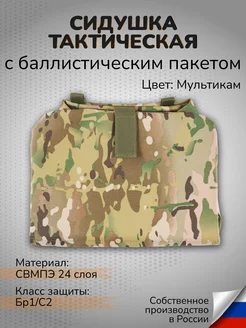 Тактическая сидушка с баллистическим пакетом СВМПЭ Бр1 С2 Ганза 210057344 купить за 4 479 ₽ в интернет-магазине Wildberries