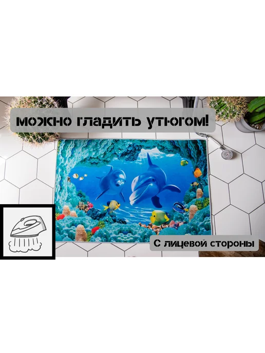 коврик для ванной, быстросохнущий, синий, 60х90 см, 60x90 см, фото 6