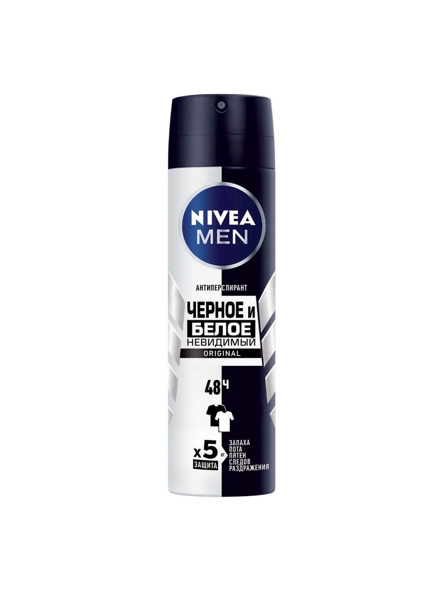 Nivea men черное и белое антиперспирант