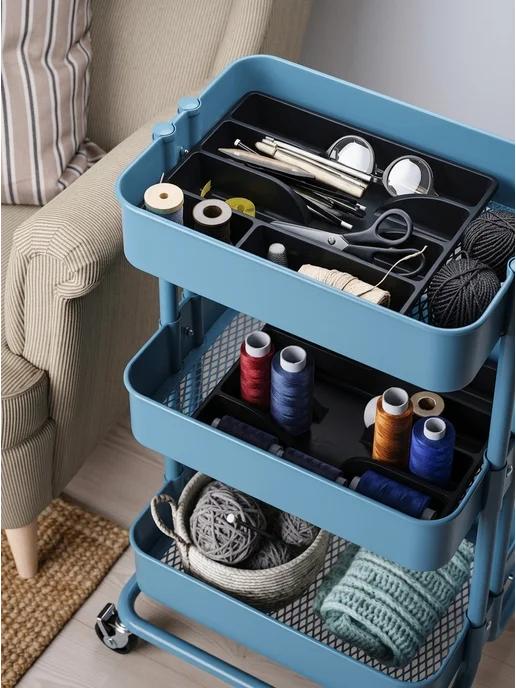 IKEA Органайзер лоток для приборов SMACKER 106.014.59, серый, фото 5