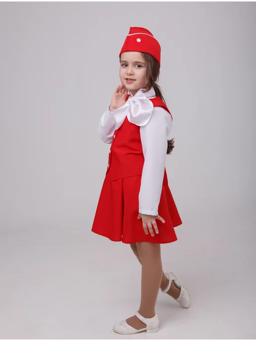 Yasmic Карнавальный костюм Стюардесса, красный, фото 6