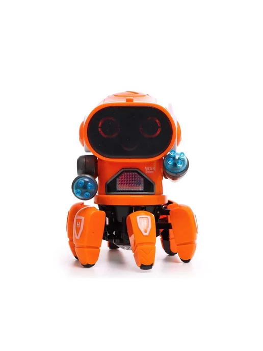 IQ BOT Робот музыкальный "Вилли", русское озвучивание, свет, белый, оранжевый, фото 2