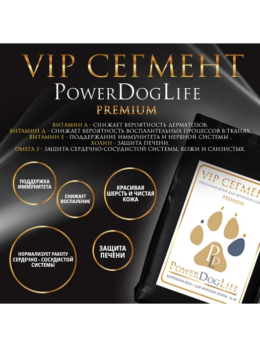 Сухой корм PowerDogLife Снижения Веса для собак, крупные, 3 кг, фото 3