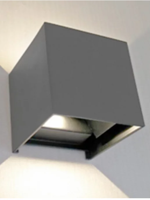Kink Light Бра настенное светодиодное LED 2 * 3 Вт 3000 К Куб, 2x3, 3 Вт, фото 2