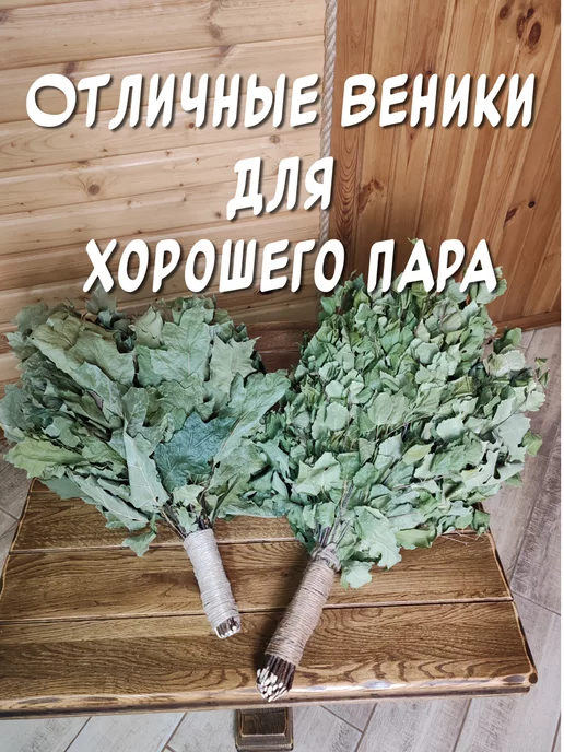 из Пущи Дубовые веники 2шт. для бани и сауны. Премиум, 2 шт, фото 8