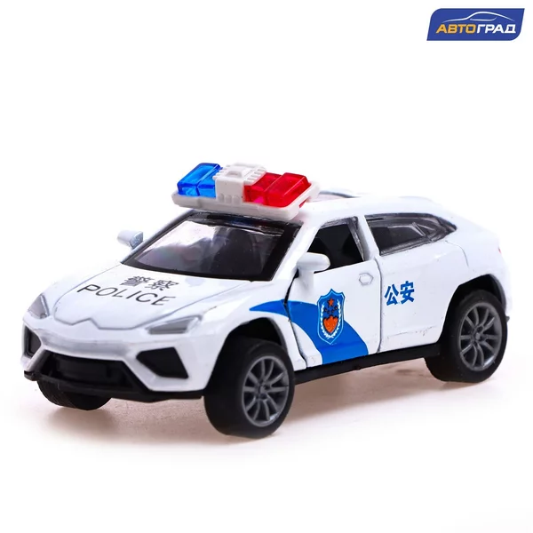 Машина металлическая "Полиция", инерция, МИКС