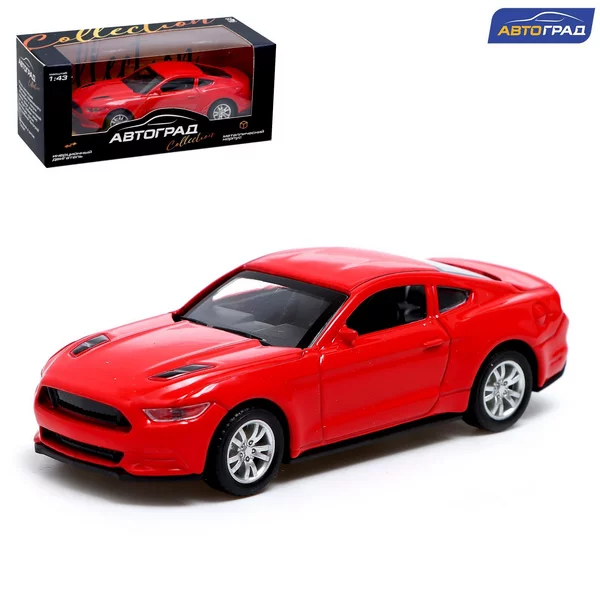 Машина металлическая "Спорт", инерционная, цвет красный