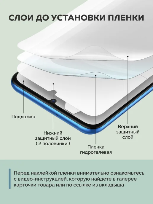 Мастер Сервис Гидрогелевая защитная плёнка для Oppo Find N3 Flip, вариант, фото 4