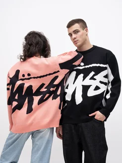 Свитер оверсайз Stussy (стуси) izar brands 210245451 купить за 2 926 ₽ в интернет-магазине Wildberries