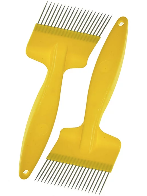 Бируком 2 шт. Вилка для распечатки сот Light-20 (желтая), 2 шт