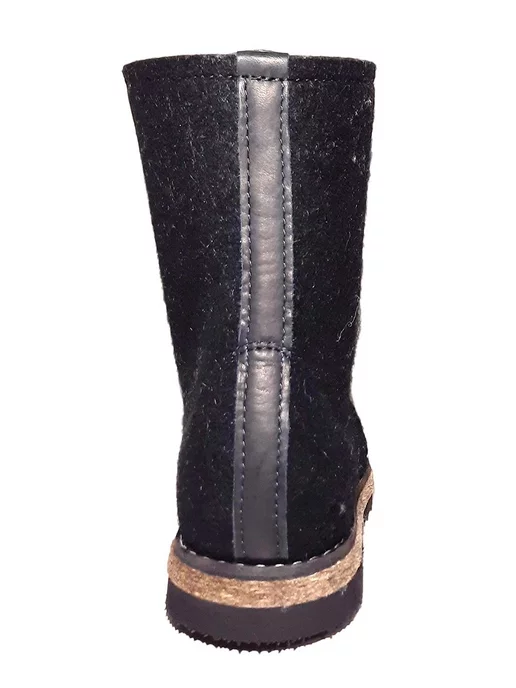Winter Shoe Store Берцы зимние из натурального войлока, черный, фото 4