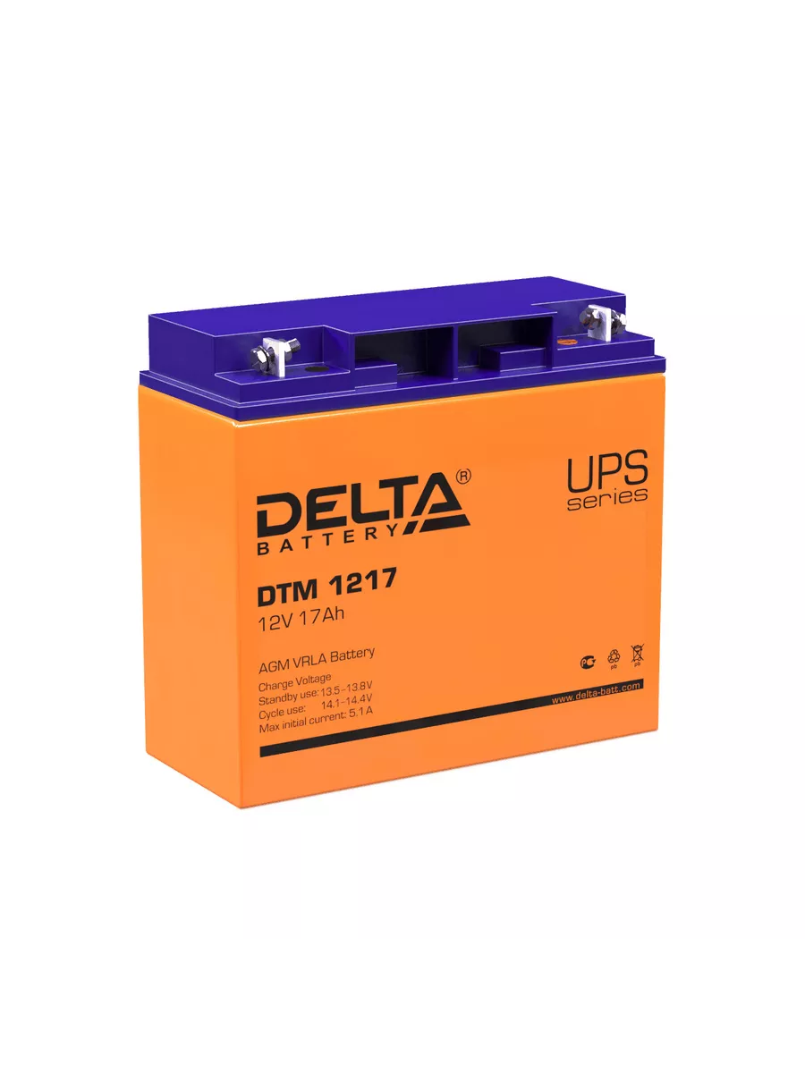 Аккумуляторная батарея DTM 1217 Delta Battery 210383903 купить за 3 582 ₽ в интернет-магазине Wildberries