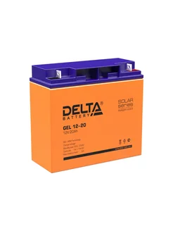 Аккумуляторная батарея GEL 12-20 Delta Battery 210383908 купить за 5 023 ₽ в интернет-магазине Wildberries