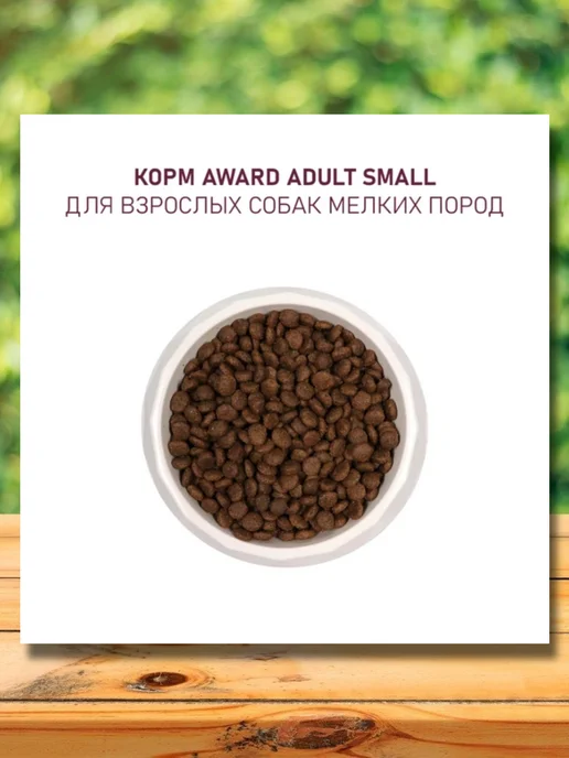 Сухой корм AWARD для собак, мелкие, ягненок, 0,8 кг, фото 3