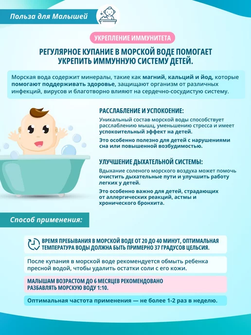"Морская Энергия" Морская вода 0.99л, 990 мл, фото 2