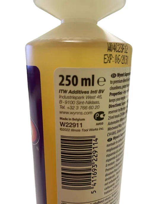 WYNNS Присадка в дизельное топливо W22911 Supremium Diesel 250мл, 250 мл, фото 4