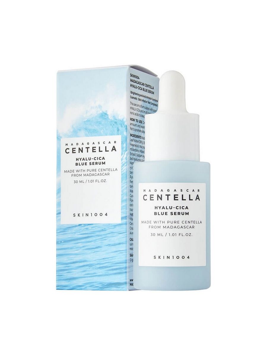 Skin1004 сыворотка отзывы. Skin1004 Centella Hyalu-cica Blue Serum. Skin1004 Madagascar Centella Hyalu-cica Blue Serum 50ml. Skin 1004 сыворотка с центеллой.