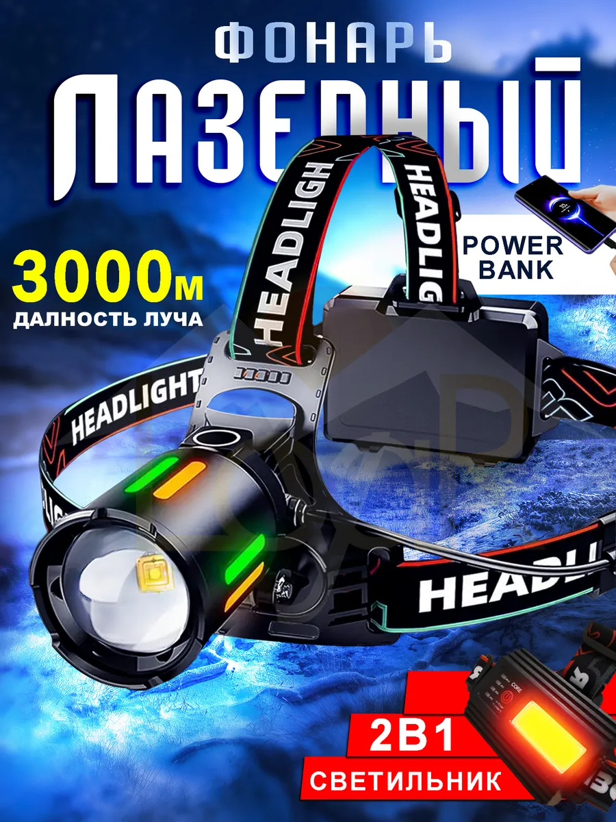 Фонарь налобный...