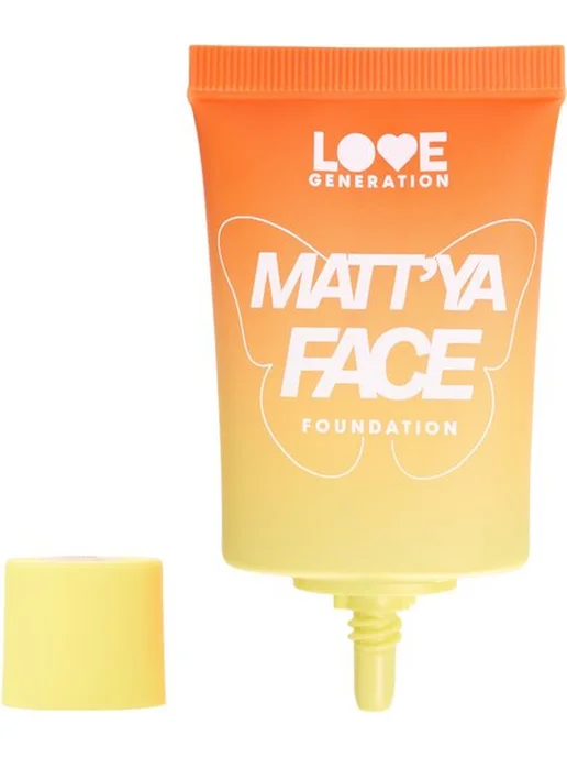 Love Generation Тональный крем Matt'ya Face 30 мл 01 Слоновая кость, 30 мл, фото 3