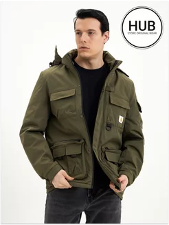 Куртка демисезонная короткая с капюшоном Carhartt 210486778 купить за 2 970 ₽ в интернет-магазине Wildberries