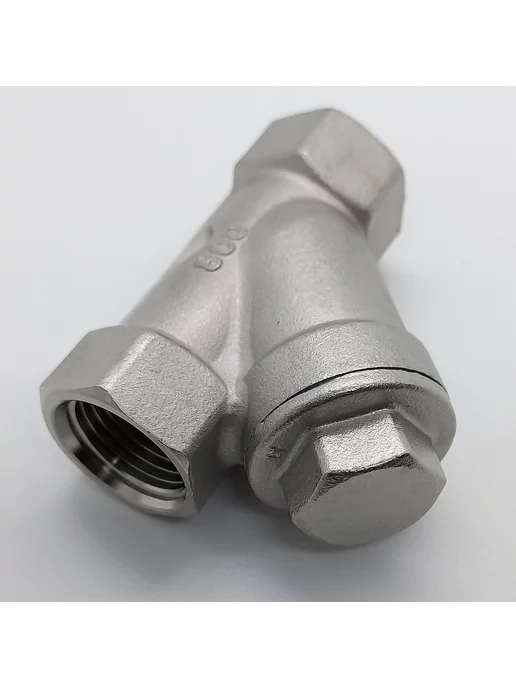 iFitting Фильтр грубой очистки 11 4" ДУ32 нержавеющий сетка 177мкм, серый, фото 8