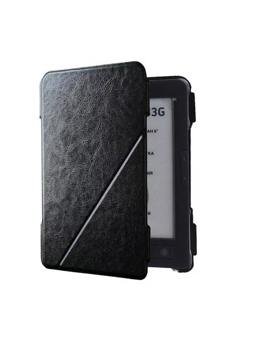 Fanoya Чехол в новом стиле для электронной книги Digma S683g E-Ink, черный, фото 3