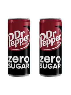 Напиток Dr. Pepper Zero, 330 мл, 2 шт Dr. Pepper 210578311 купить за 539 ₽ в интернет-магазине Wildberries