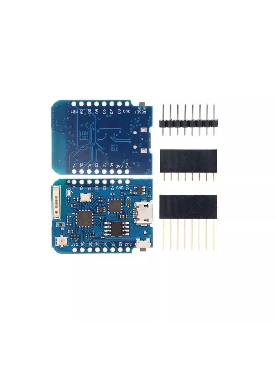 Wemos D1 mini Pro 16MB, Микроконтроллер WiFi на чипе ESP8266 Arduino купить по цене 17,64 р. в интернет-магазине Wildberries в Беларуси | 210588260