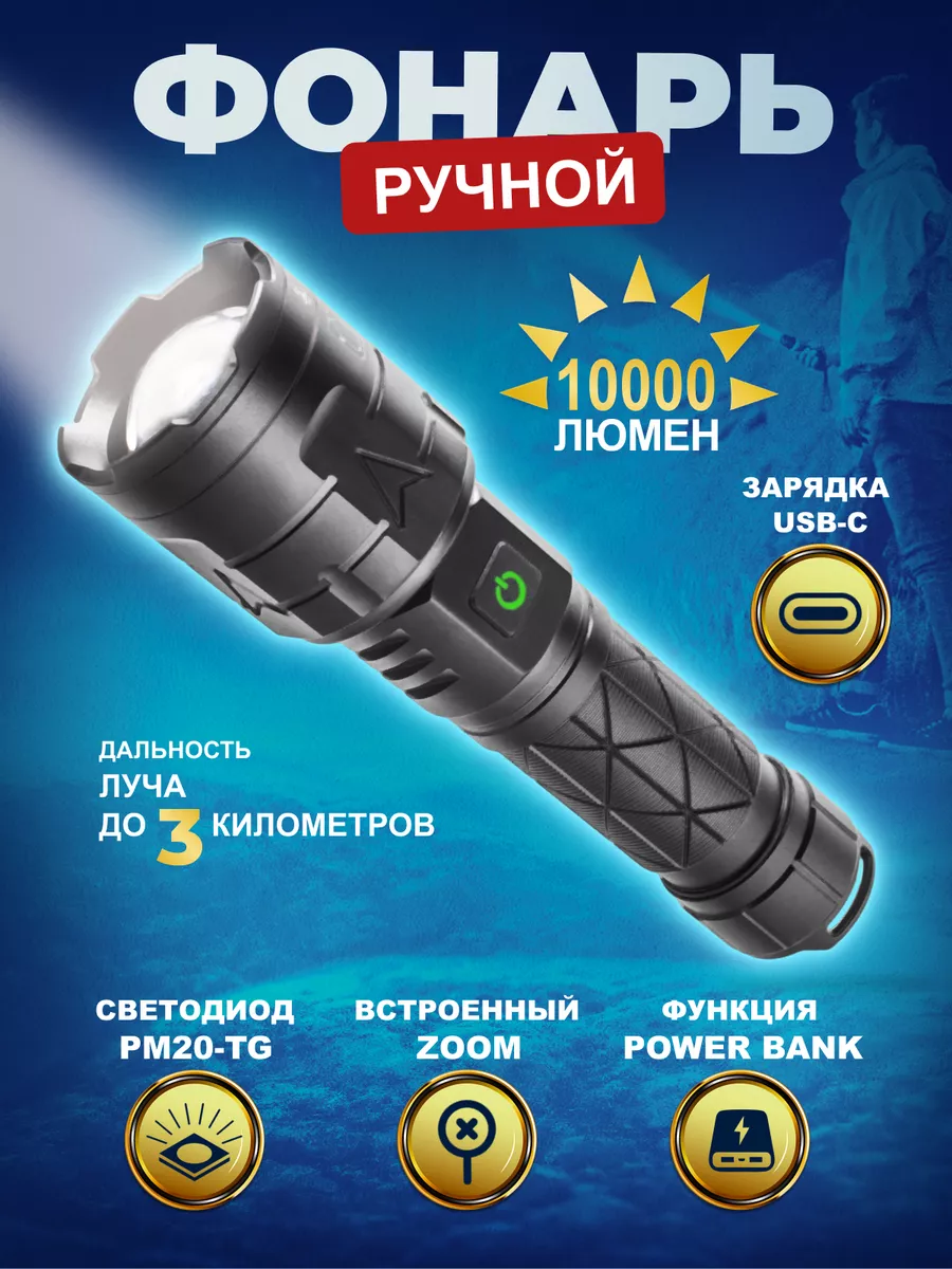 Фонарь ручной SaleShop купить по цене 37,55 р. в интернет-магазине Wildberries в Беларуси | 210602962