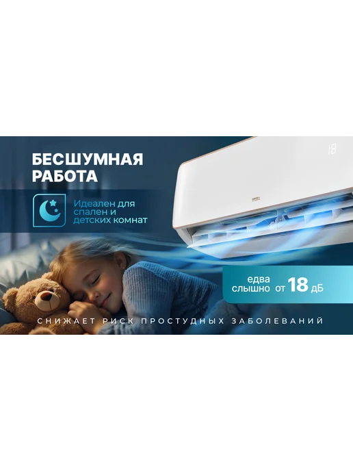 Centek Кондиционер CT-65EDC07 инверторный до 21кв, белый, фото 7