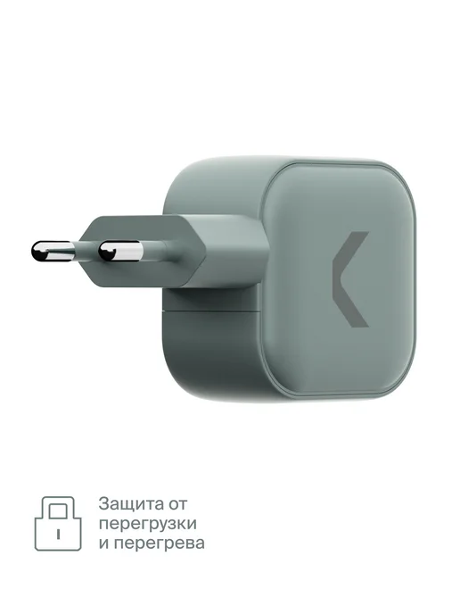 Commo Зарядное устройство 65W Multi Charger Dual USB-C+USB-A, GaN, 65 Вт, фото 2