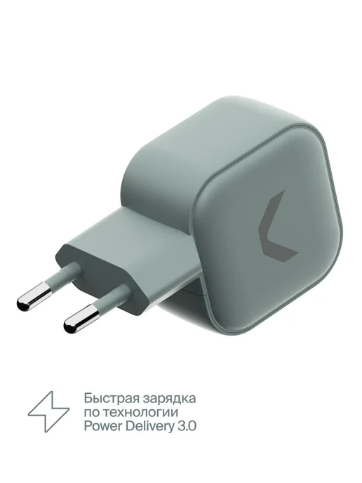 Commo Зарядное устройство 65W Multi Charger Dual USB-C+USB-A, GaN, 65 Вт, фото 6