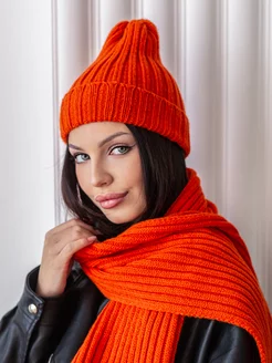 Комплект шапка и шарф FOMAS 210620513 купить за 364 ₽ в интернет-магазине Wildberries