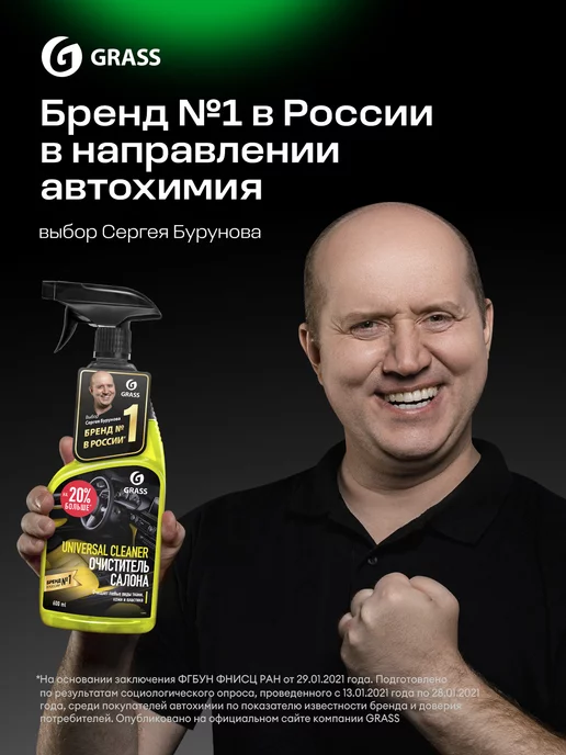 GRASS Стеклоомывающая жидкость летняя, SUMMER SHINE 5 литров, 2 шт, фото 5
