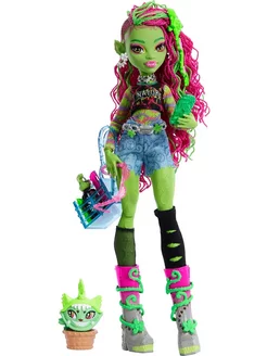 Кукла Creepover Party Venus McFlytrap hrp81 Monster High 210674699 купить за 4 835 ₽ в интернет-магазине Wildberries