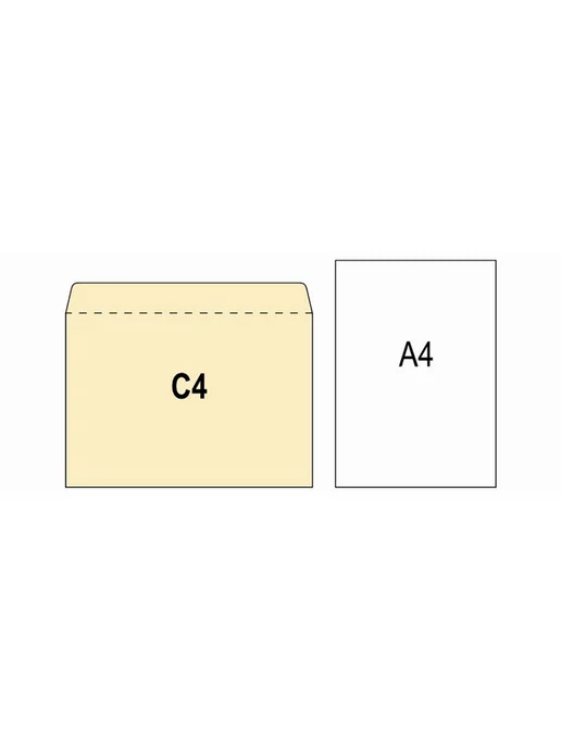 CardsLike Крафтовые конверты А4 229х324 мм 50 шт. бумажные стрип лента, 229x324 мм, 50 шт, фото 5