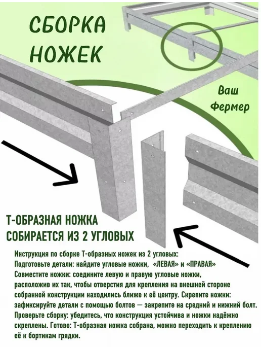 ВАШ ФЕРМЕР Грядка оцинкованная 0,90х4х0,20 м, 4x0.20 м, 0,2 м, фото 5