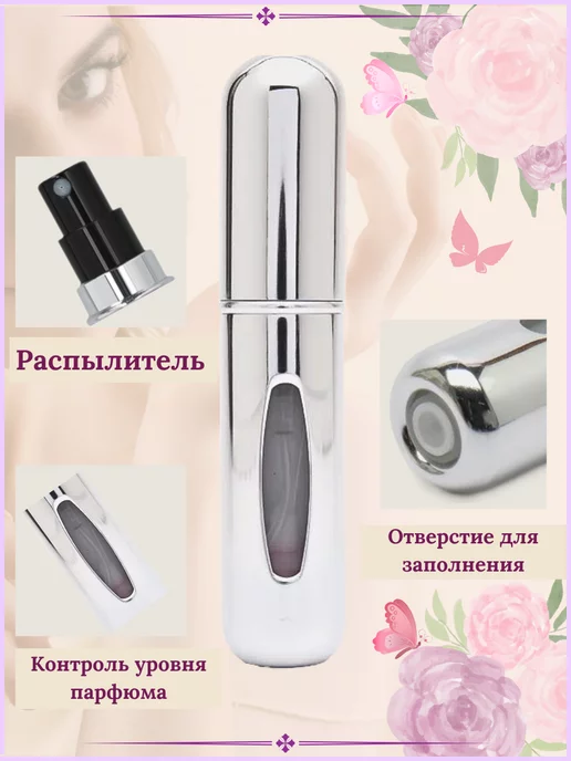 ALLENKA Набор атомайзеров для духов дорожных 5 мл, 5 мл, фото 2